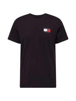 Tommy Jeans T-Shirt 'ESSENTIAL' marineblau/feuerrot/schwarz/weiß