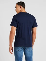 Tommy Jeans T-Shirt 'ESSENTIAL' marineblau/rot/weiß