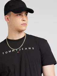 Tommy Jeans T-Shirt rot/schwarz/weiß