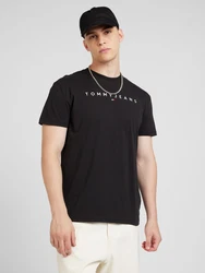 Tommy Jeans T-Shirt rot/schwarz/weiß