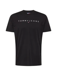 Tommy Jeans T-Shirt rot/schwarz/weiß