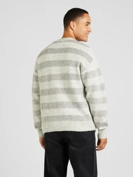 JACK & JONES Strickjacke JCOSPACE dunkelgrau/graumeliert