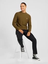 BOSS Pullover Anion oliv