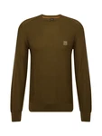 BOSS Pullover Anion oliv