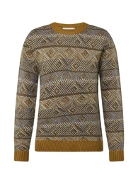 Pullover 'CF KLAES' hellblau / braun / oliv / wei