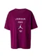 Jordan Majica  bordo / off-bela