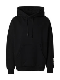 Sweatshirt 'Jean' (GOTS) schwarz / offwhite