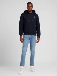 GUESS JEANS Sweatshirt marineblau/rot/weiß