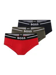 Slip oliv / feuerrot / schwarz / wei