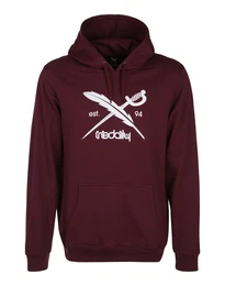 Kapuzen-Sweatshirt ''''Daily Flag'''' weinrot