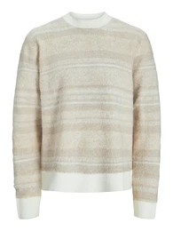 Pullover 'JORRidgewood' beige / wei