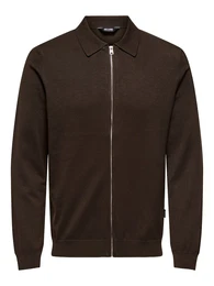 Strickjacke 'ONSWYLER' schoko