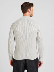 BOSS Pullover Kearth hellgrau