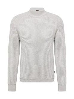 BOSS Pullover Kearth hellgrau