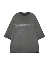 T-Shirt grau / dunkelgrau / silber