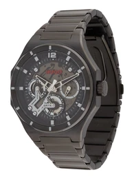 Uhr '#GRAIL SKELETON' rot / schwarz / silber