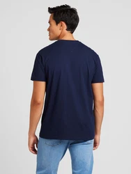 Tommy Jeans T-Shirt dunkelblau / weiß