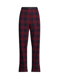 Pyjamahose weinrot / merlot / schwarz