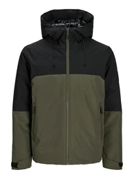 Jacke 'JCOAiden' tanne / schwarz