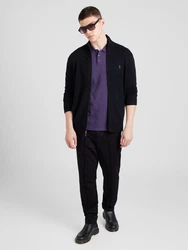 LEVI'S Poloshirt 'Housemark Polo' brombeer/rot/weiß
