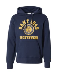 Gant Sweatshirt FRONT GRAPHIC SWEAT HOODIE navy/gelb/weiß