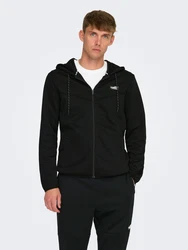 Only & Sons Sweatjacke ONSLiam schwarz/weiß
