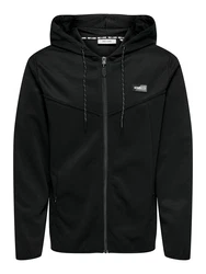 Only & Sons Sweatjacke ONSLiam schwarz/weiß