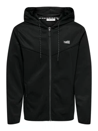 Sweatjacke 'ONSLiam' schwarz / wei