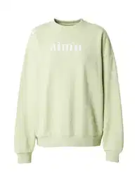 Sportska sweater majica 'Club' svijetlozelena / bijela