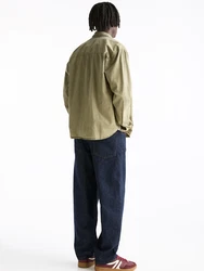 Pull&Bear Hemd dunkelbeige