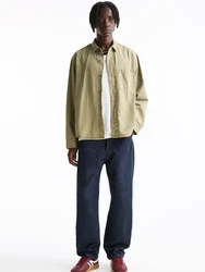 Pull&Bear Hemd dunkelbeige