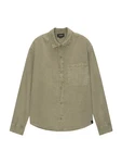 Pull&Bear Hemd dunkelbeige