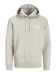 Sweatshirt hellgrau / wei