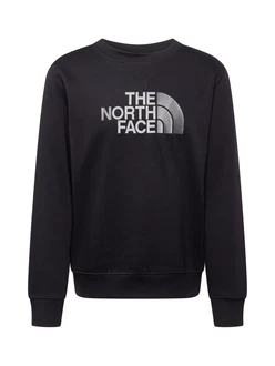 The North Face Drew Peak Crew Pullover hellgrau/schwarz