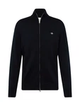 Gant Strickjacke CASUAL COTTON ZIP CARDIGAN schwarz