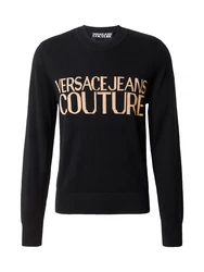 Versace Jeans Couture Pullover cappuccino/schwarz