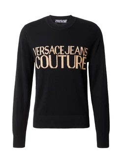 Versace Jeans Couture Pullover cappuccino/schwarz