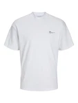 JACK & JONES T-Shirt JCOTerrain Grau/Weiß/Creme