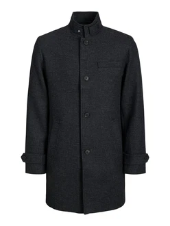 JACK & JONES Mantel 'EMELTON' hellgrau/dunkelgrau