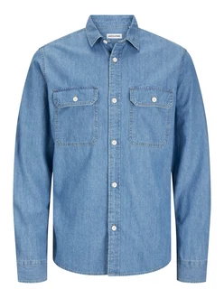 Jack & Jones Hemd JJETravis blau Jack & Jones Hemd JJETravis blau