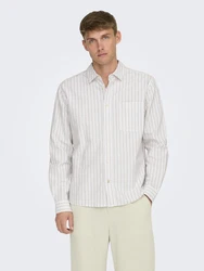 Only & Sons Hemd 'ONSDrake' hellblau/schwarz/weiß