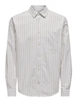 Only & Sons Hemd 'ONSDrake' hellblau/schwarz/weiß