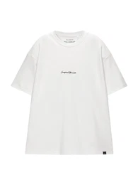 T-Shirt dunkelgrau / schwarz / wei
