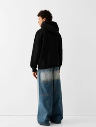 Bershka Sweatshirt schwarz