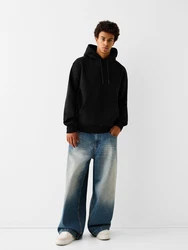 Bershka Sweatshirt schwarz