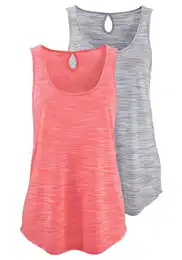 Top šedá / lososová