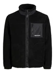 JACK & JONES Jacke 'JORVesterbro' Schwarz/Lila/Schwarz/Lila/Schwarz/Lila