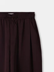 Bershka Hose burgunder