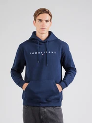Tommy Jeans Sweatshirt/Sweatjacke dunkelblau/weiß