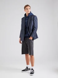 Tommy Jeans Sweatshirt/Sweatjacke dunkelblau/weiß